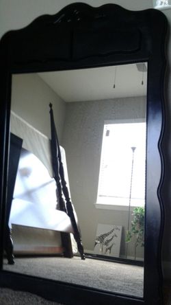 Beautiful Large Wood Mirror $75.