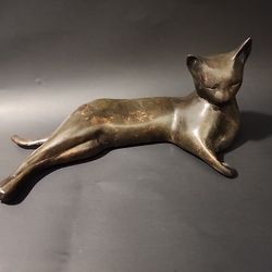 Anthony Freeman McFarlin Bronze 11"L Cat