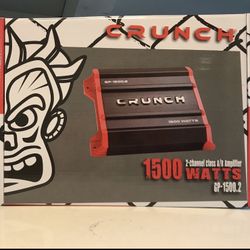 Crunch 1500 Watts Bass Amplifier 2 Channels