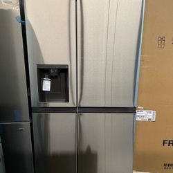 ❄️ NEW LG 27.2 Cu. Ft. Side-by-Side Refrigerator with SpacePlus Ice - Stainless Steel LRSXS2706S