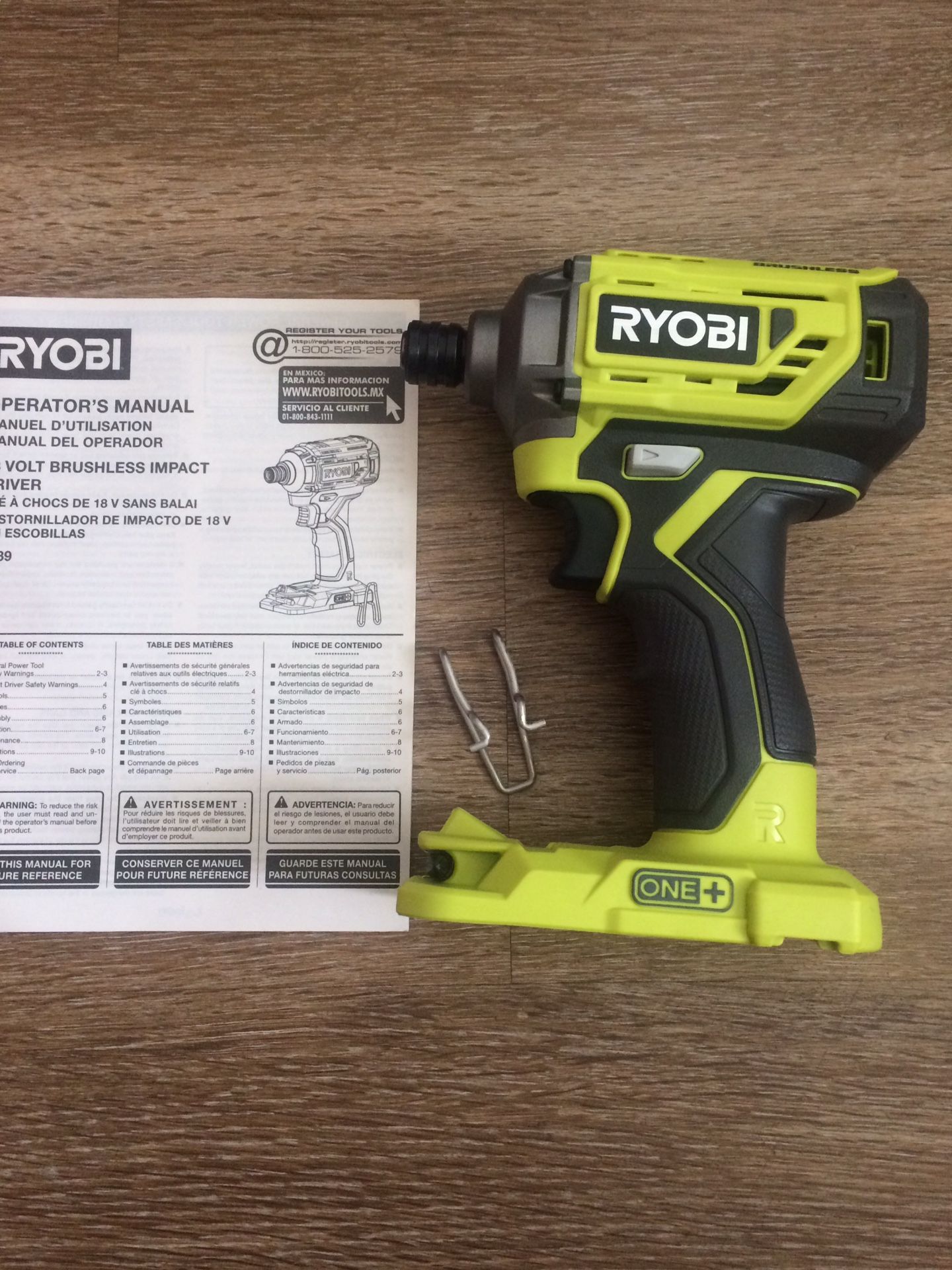 New Ryobi P239 18V Brushless Impact Driver BARE TOOL !!! upgrade from p238 p236 (habló español)