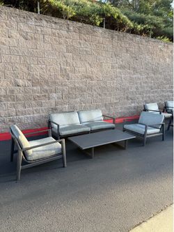 Restoration Hardware Sofa, Chairs, and Table