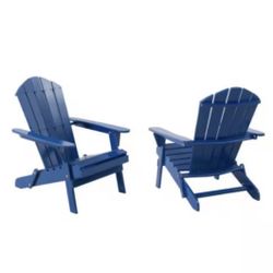 BRAND NEW Hampton Bay Patio Mariner Folding Wood Adirondack Chairs 2 Pack for Sale in Los Angeles CA OfferUp