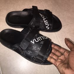Louis Vuitton Honolulu Black Slides 