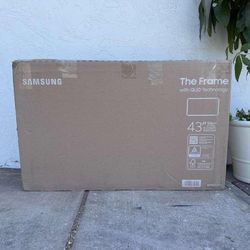 43” Samsung smart 4k frame tv 