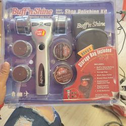 New Buff 'n Shine Battery Poweres  Shoe Polishing