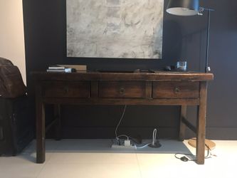 Antique Vintage Wood Desk/Console Table