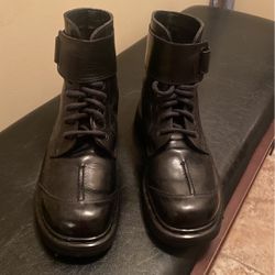Dr. Martens Black Leather Boots 10.5