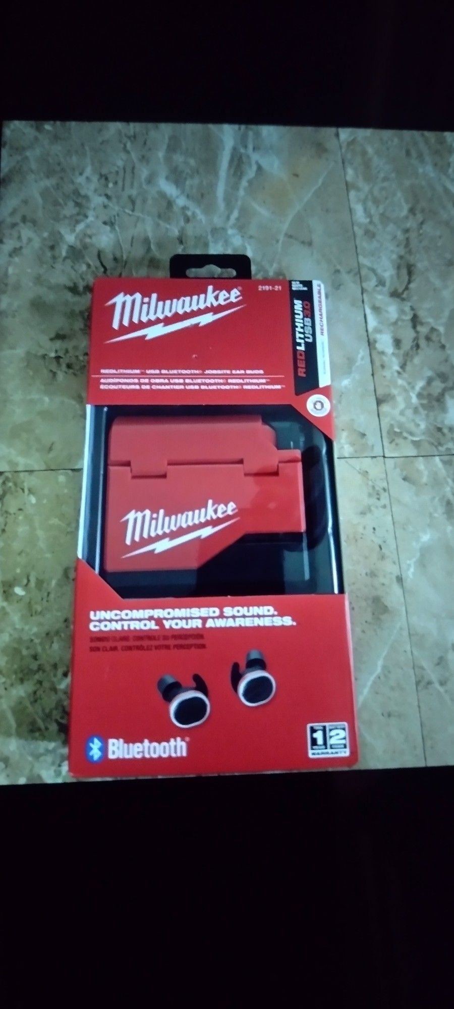Milwaukee red lithium ear buds USB 3.0 new firm price