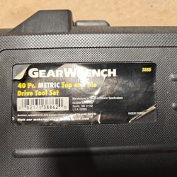 Gearwrench 40pc Metric Tap And Die Set