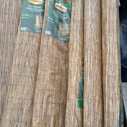 Vigoro- 6 Foot Height, Reed Fencing, Natural Finish