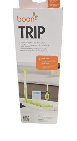 Boon Grass Travel Drying Rack/Holder/Dryer for Infant/Baby Bottle/Utensils/Brush