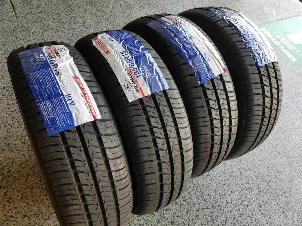Set of 4 New 195/65R15 Atlander Tires 1956515 llantas 195 65 15