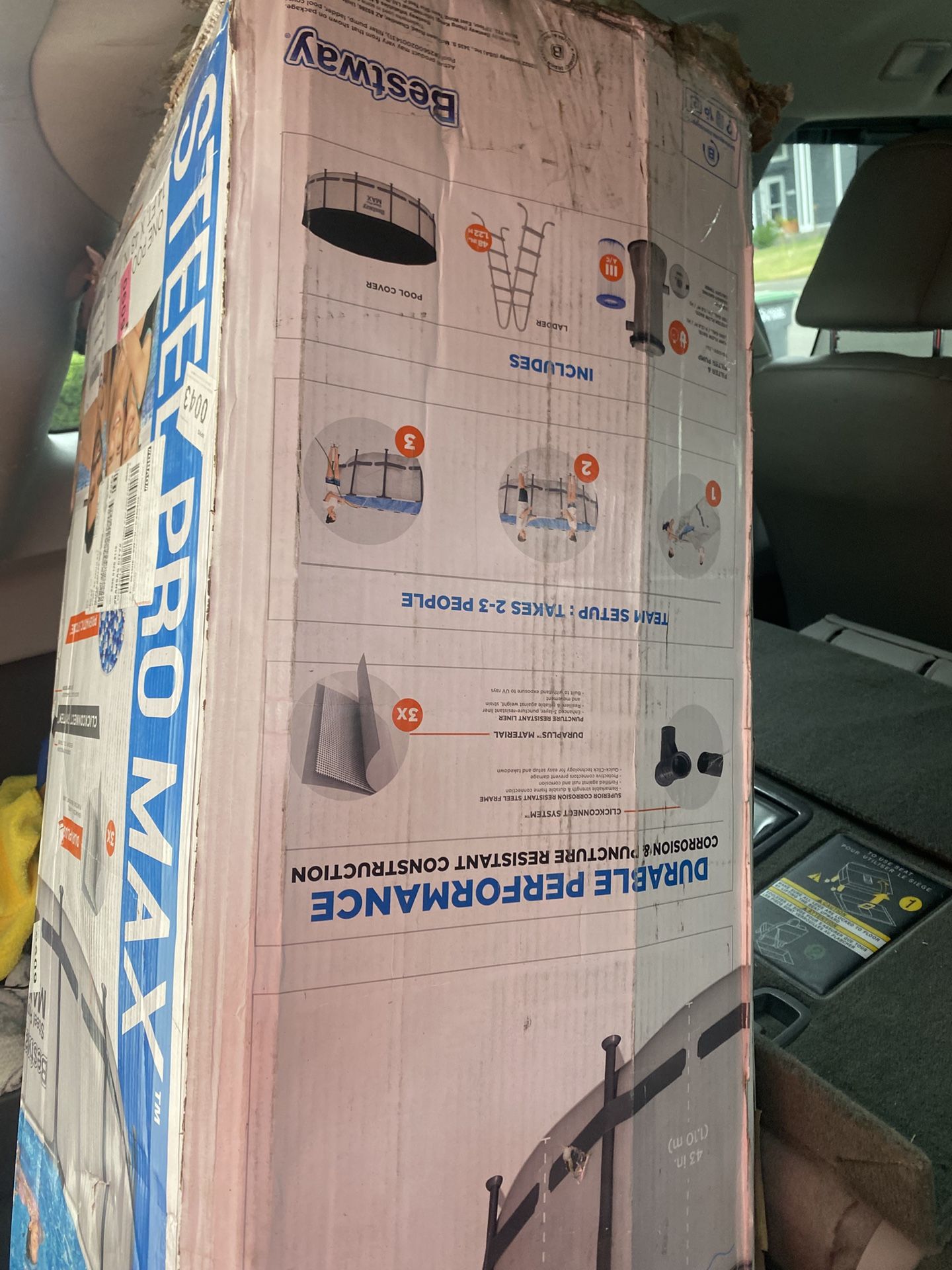 I bought this thinking it was a pool when i went back to the order it said “item used for parts only” by the time i saw it it was too late and it arri