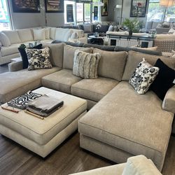 Double Chaise Sectional On Sale!! Clearance 