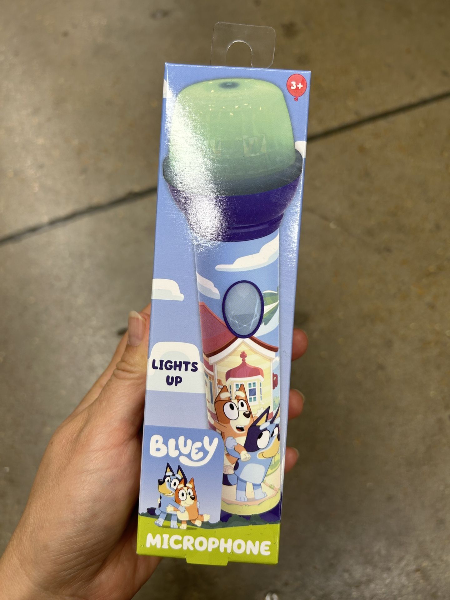 NWT Bluey light up microphone 