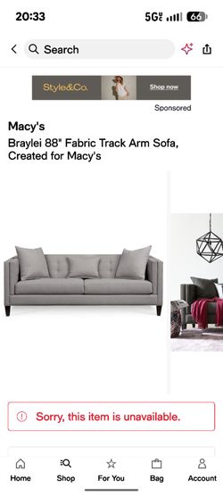 Sofa and chaise