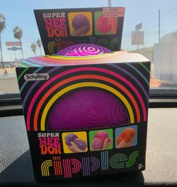 Schylling Super NeeDoh Ripples Fidget Toy – Brand New in Box (Purple)