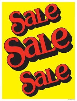 October 11th SUNDAY ONLY SALE