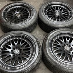 17 INCH JNC RIMS AND TIRES 5 lug universal 