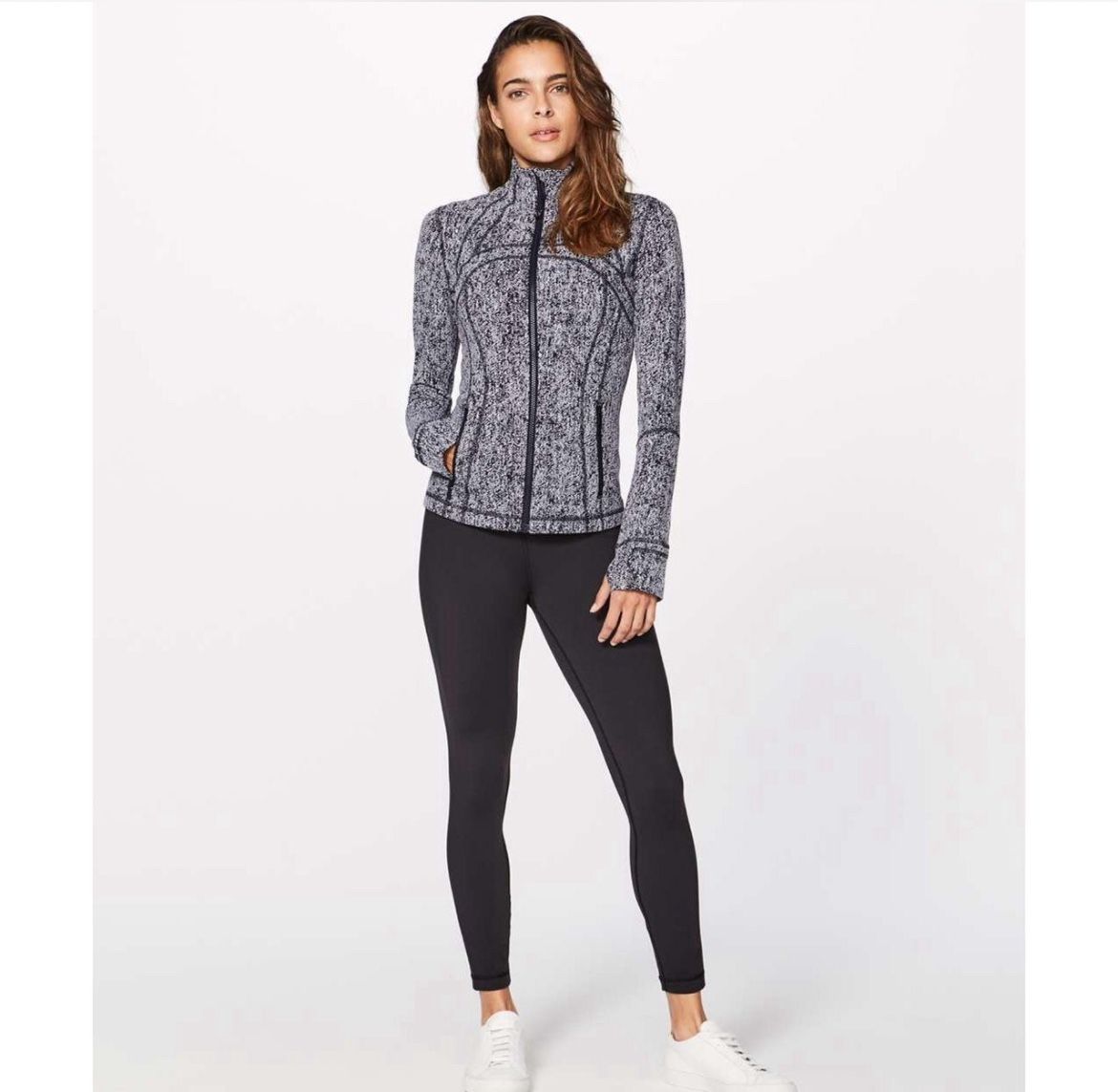 Lululemon Define Jacket black white speckle 4
