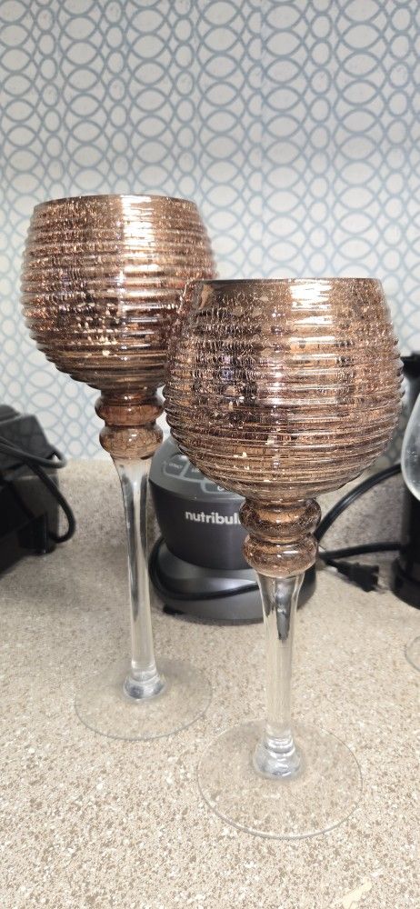 Goblet Candle Holders Set Of 2