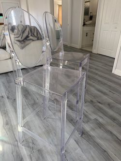 Clear Acrylic Bar Stools