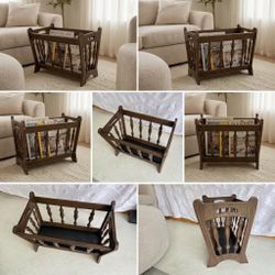 1970’s Magazine Rack. Small signs of use along the edges see photos.  PICK UP IN DEER PARK 77536