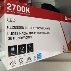 Utiltech 6 Pack Recessed LED Light