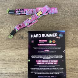 Two Hard Summer Tickets General Admission Two Day
