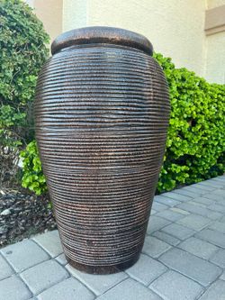 Large clay vase