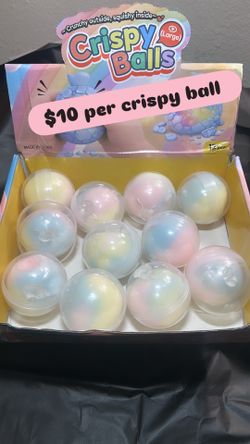 Crunchy squish balls