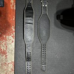Harbinger leather weight lifting belts small and medium