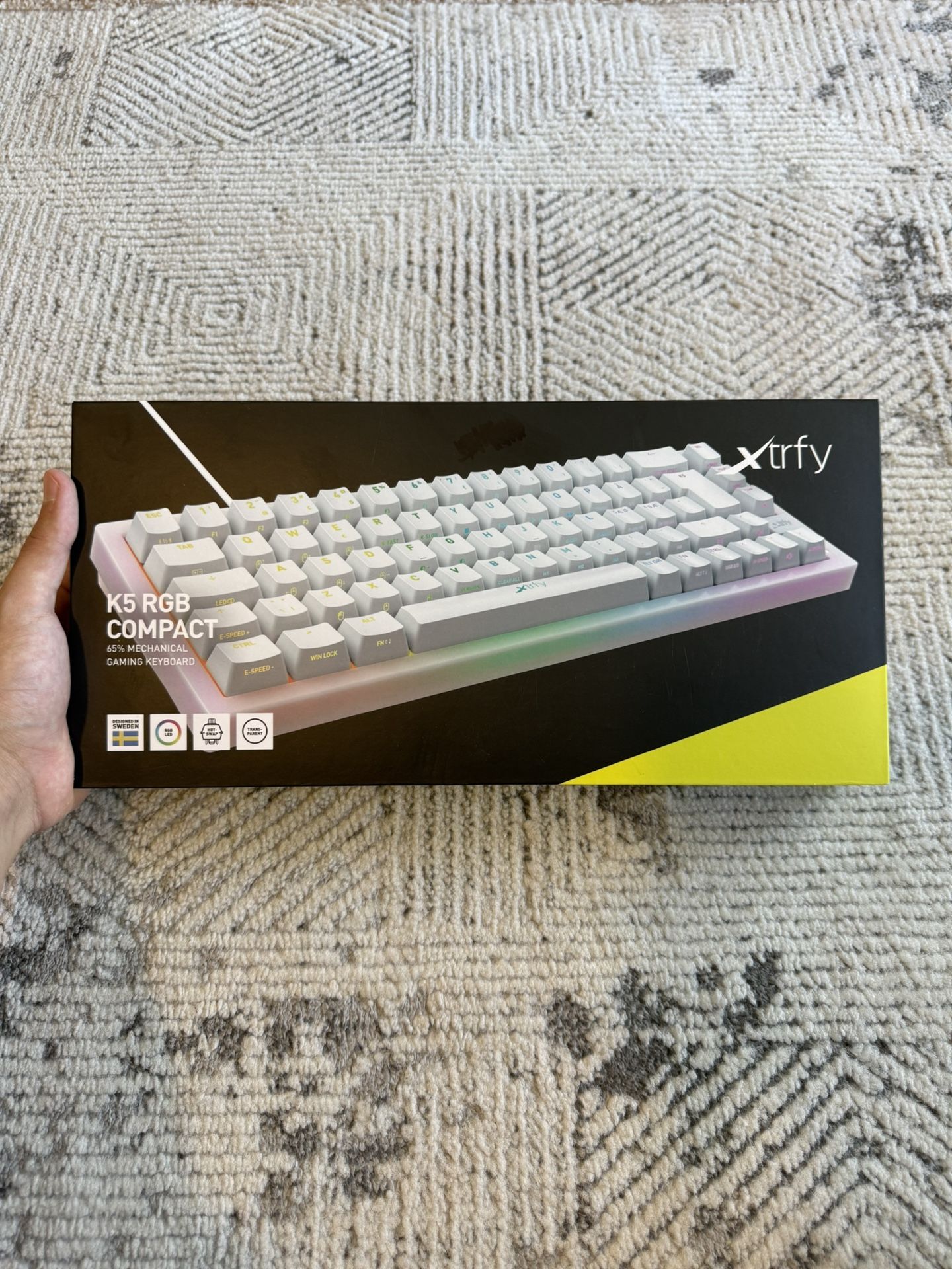 Gaming keyboard 65% Xtrfy K5 RGB