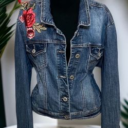 UpCycled Denim Jacket Large 