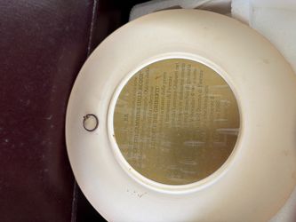 Ivory plates by Bradford exchange