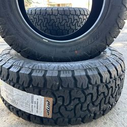 35x12.50 20 AMP A/T TERRAIN PRO NEW TIRES 