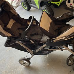 Graco Duoglider Click Connect Double Baby And Toddler Stroller
