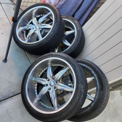 24 inch rims and tires