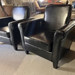 Leather Armchairs 