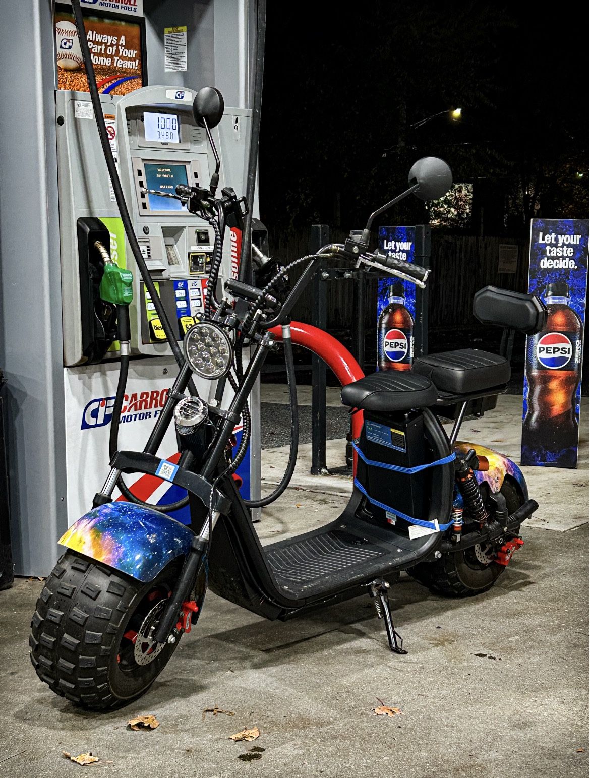 EV Scooter – Dual 60V 20Ah Batteries – 50+ MPH – Under 2,000 Miles