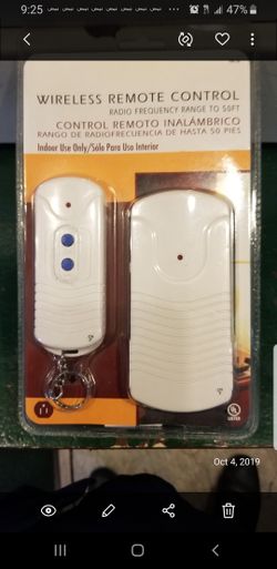 Wireless indoor remote control 50ft