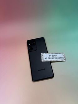 Samsung Galaxy S21 Ultra 5G - Only $1 Today Pay The Rest Later! 