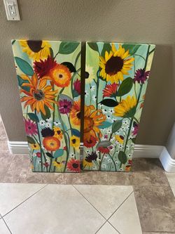 KIRKLAND’S Floral Canvas Pictures