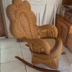2 Wicker Rocking Chairs 