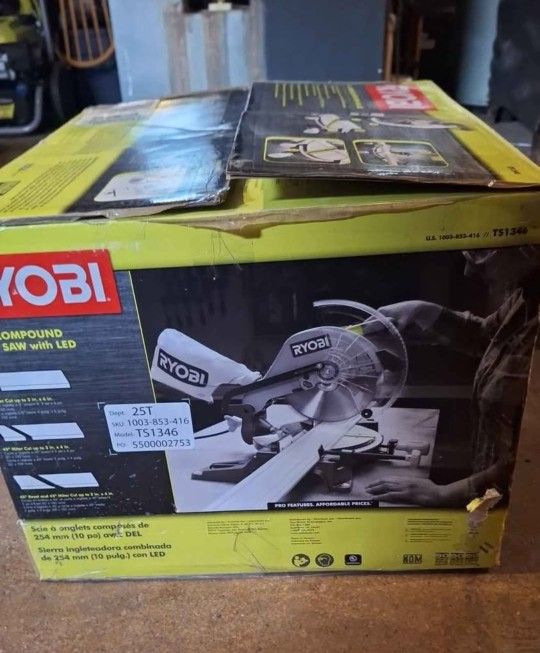 10 in. COMPOUND MITER SAW with LED
HEAVY DUTY 14 AMP MOTOR