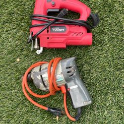 Electric drill and jigsaw. $(10 for both)