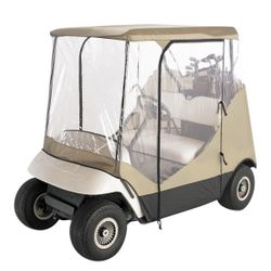 2-Person Travel 4-Sided Golf Cart Enclosure Cover