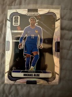 Michael Olise 2026 Panini Prizm World Cup Silver Wave Prizm #27 France 🇫🇷