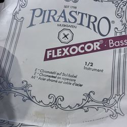 Pirastro Flexocor 1/2 E Bass String New